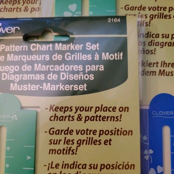 Clover Pattern Chart Marker Set - Picture 3 of 3